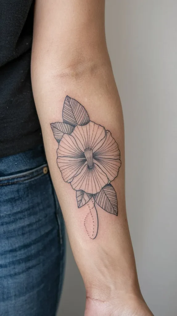 11 Petunia Tattoo Ideas to Add a Pop of Color to Your Body