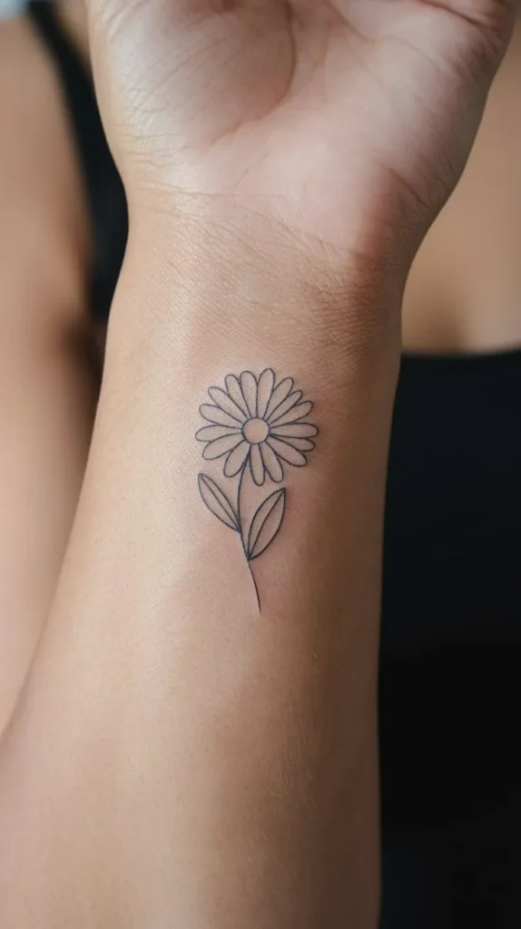 11 Lovely Daisy Tattoo Ideas for Flower Lovers