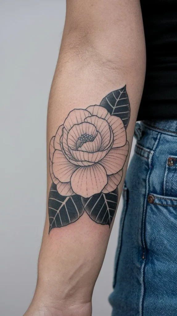 11 Elegant Camellia Tattoo Ideas for Flower Enthusiasts