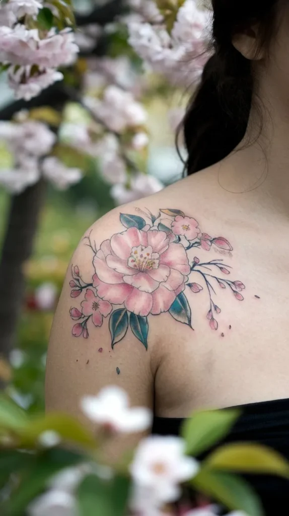 11 Elegant Camellia Tattoo Ideas for Flower Enthusiasts