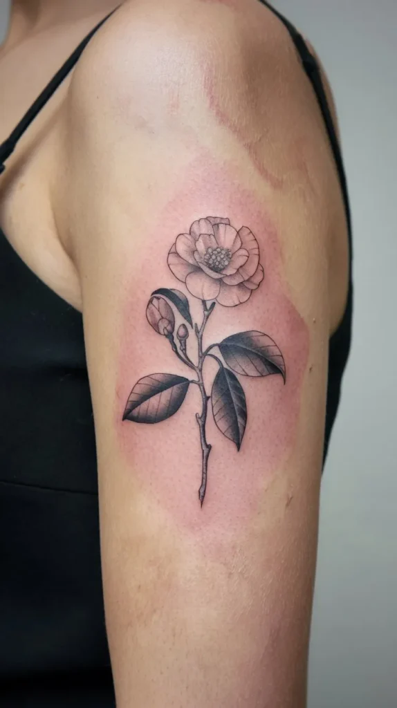 11 Elegant Camellia Tattoo Ideas for Flower Enthusiasts