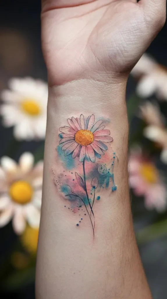 11 Lovely Daisy Tattoo Ideas for Flower Lovers