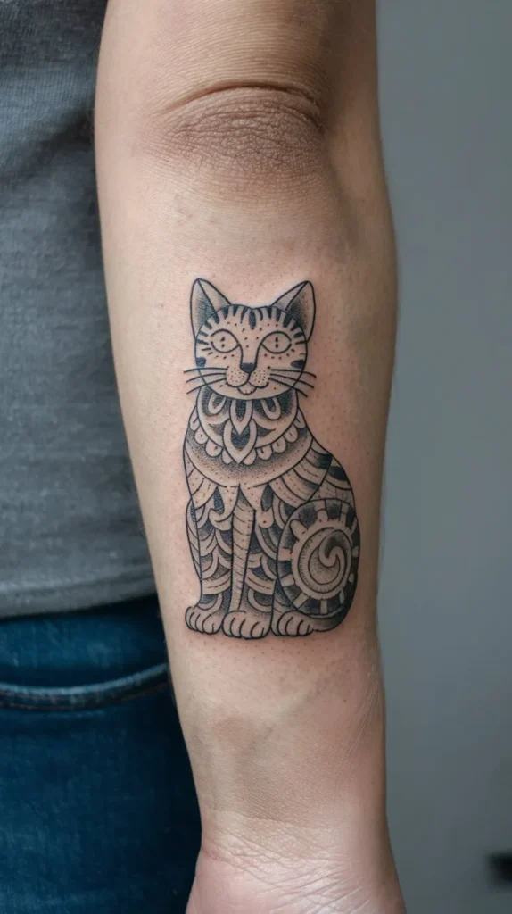 11 Adorable Cat Tattoo Ideas That Will Steal Your Heart