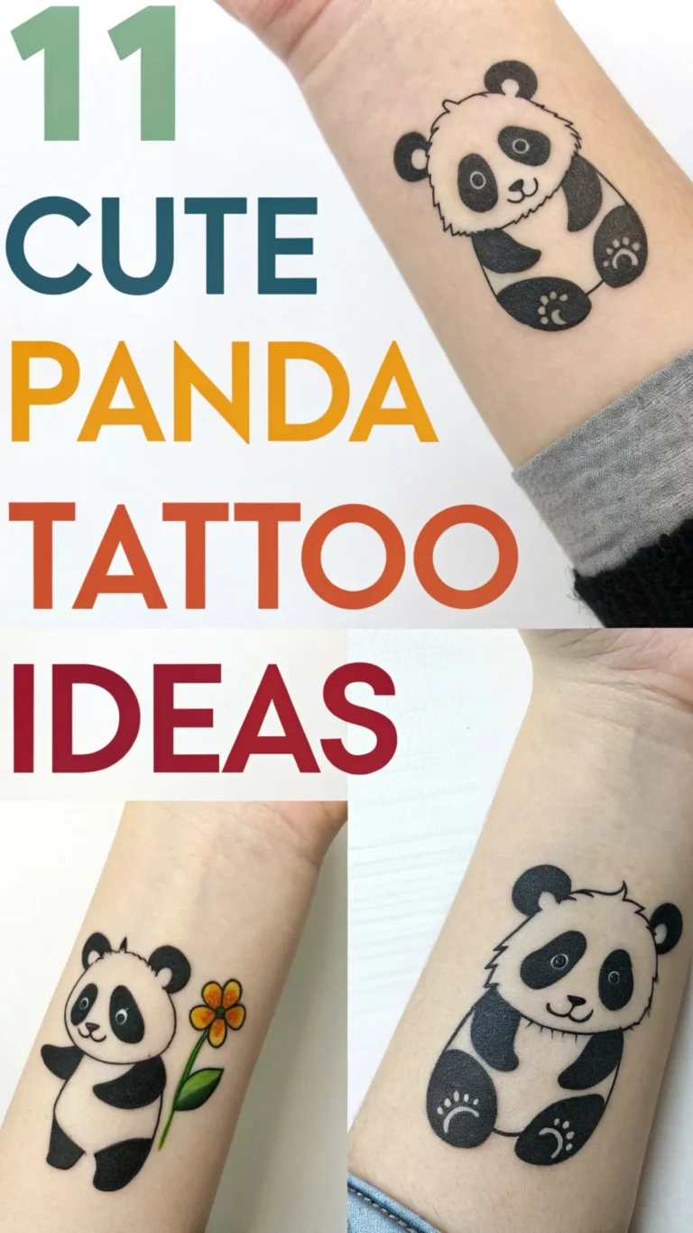 11 Adorable Cute Panda Tattoo Ideas for Animal Enthusiasts