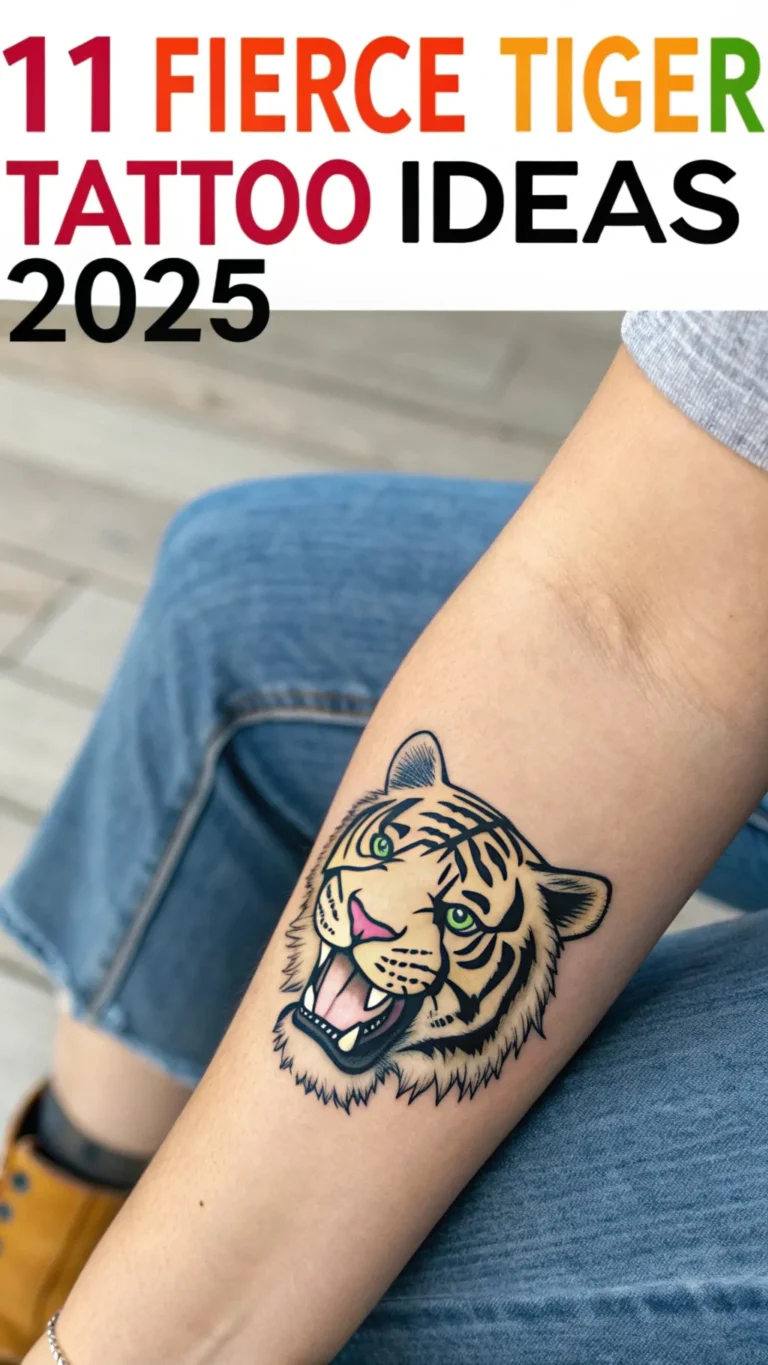 11 Fierce Tiger Tattoo Ideas to Express Your Personality