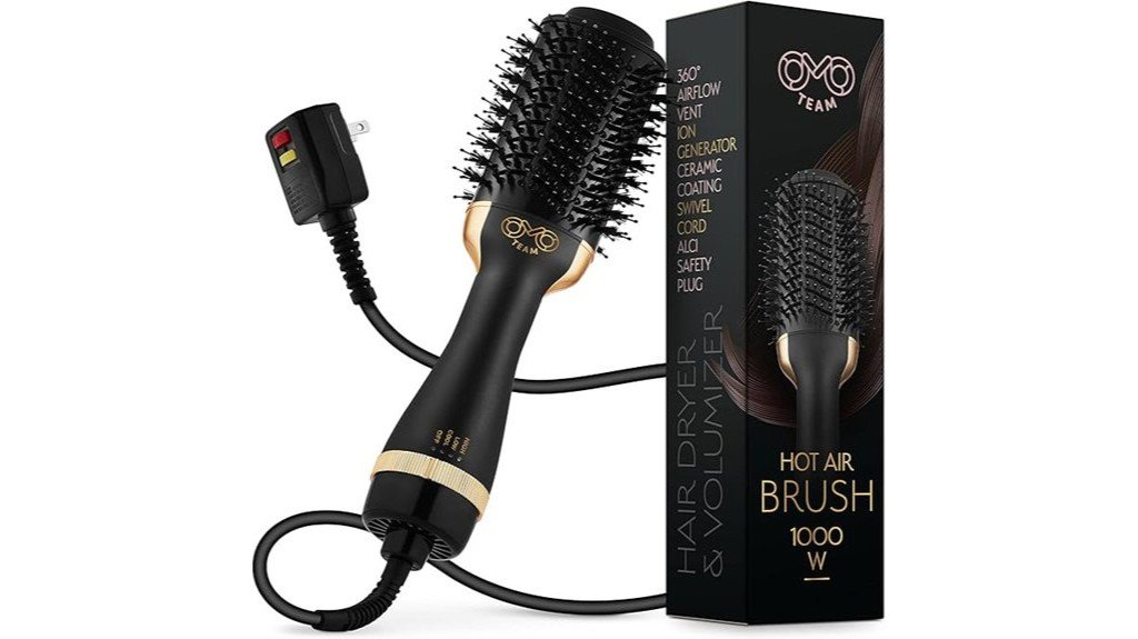 black gold volumizer brush