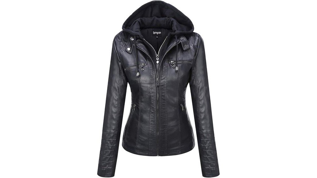 3 Best Leather Jackets for Women to Nail Edgy Style in 2026 1 faux leather biker jacket