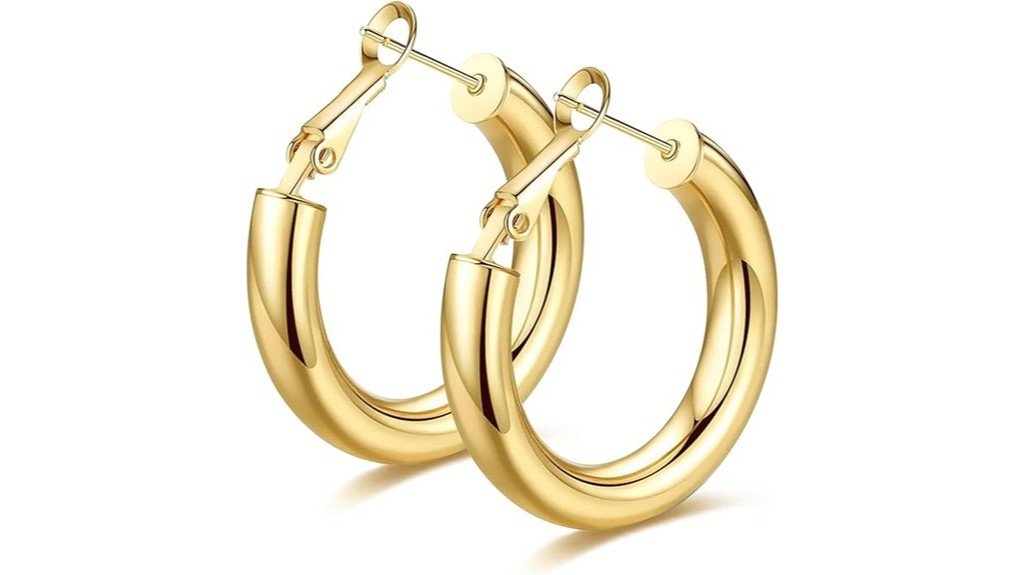 3 Best Hoop Earrings for Women That Define Classic Style 1 gold plated chunky hoops