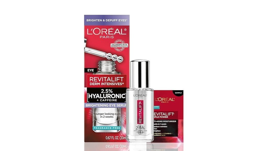 l oreal eye serum sample