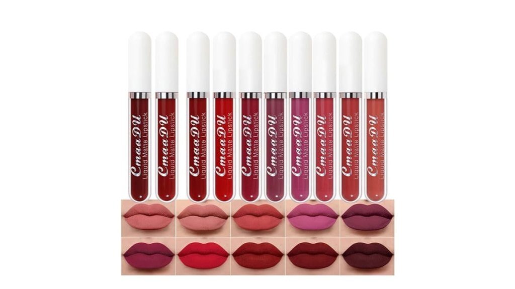 lipstick set matte finish