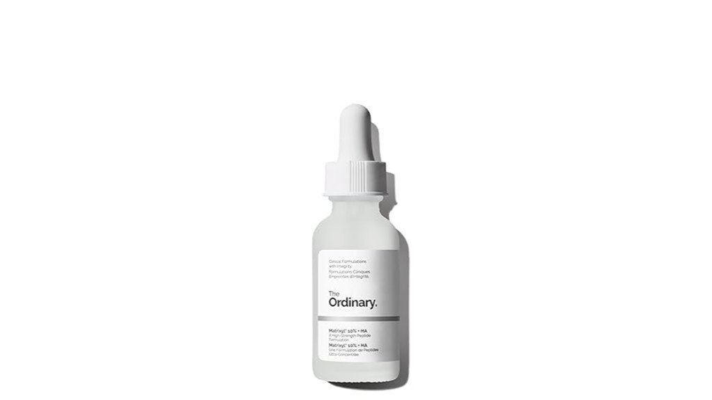 serum with peptides and hyaluronic