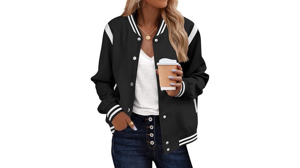 stylish lightweight bomber jacket