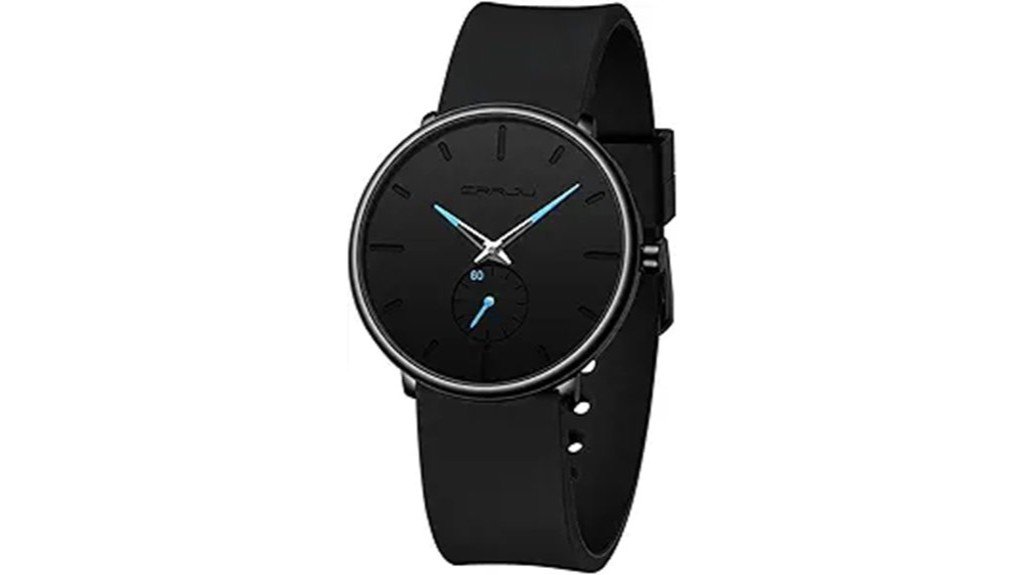 waterproof silicone band watch