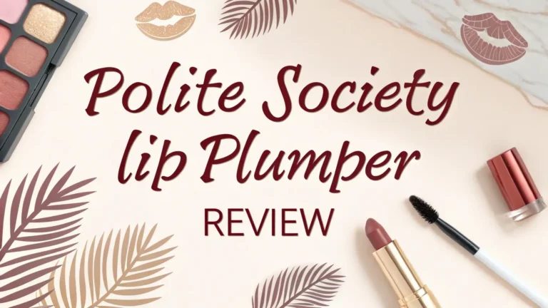 Polite Society Lip Plumper Review 2026: Complete Guide